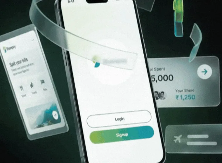 Sharepay on a phone and tablet: split your bills and track a shared total