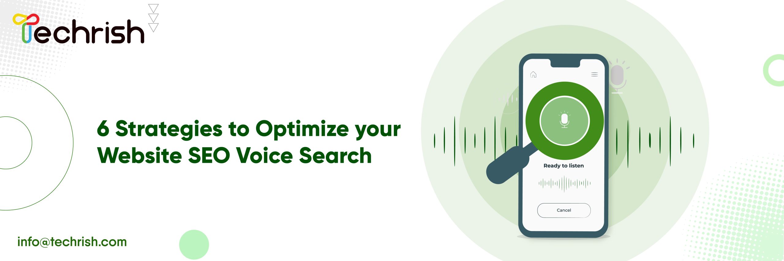 Top 6 Strategies to Optimize your Website SEO for Voice Searches